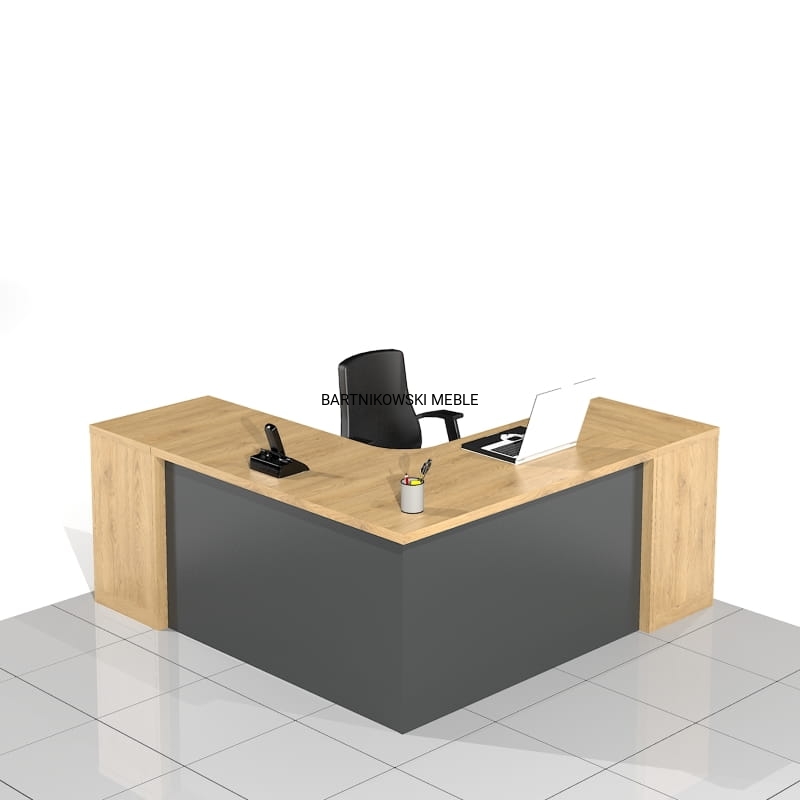 Duże biurko narożne MAX-XSD BARTNIKOWSKI DESIGN