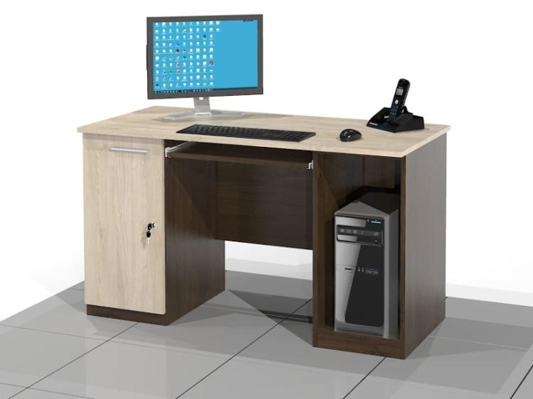 Biurko komputerowe BIT-DW (prawe).