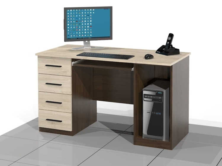 Biurko komputerowe BIT-SW (prawe).