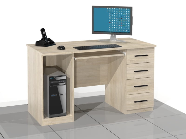 Biurko komputerowe BIT-SW (lewe).