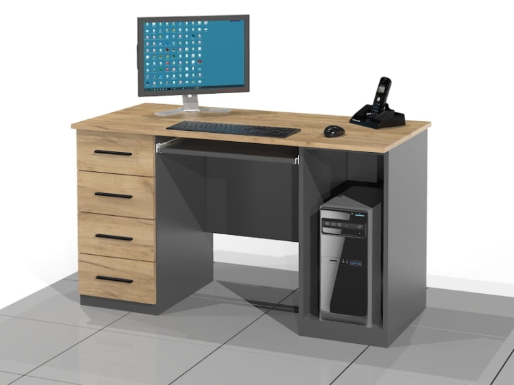 Biurko komputerowe BIT-SW (prawe).