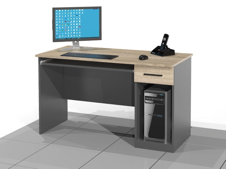 Biurko komputerowe BIT-C (prawy).