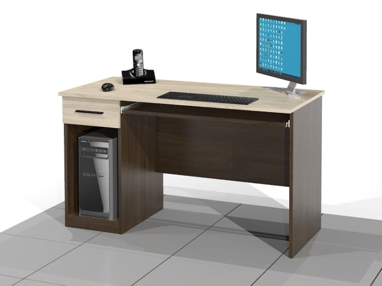 Biurko komputerowe BIT-C (lewy).