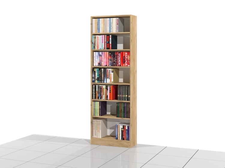 Regał na książki LIBRA-STA: 207h x 70 x 25 cm