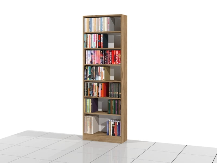 Regał na książki LIBRA-STA: 207h x 70 x 25 cm