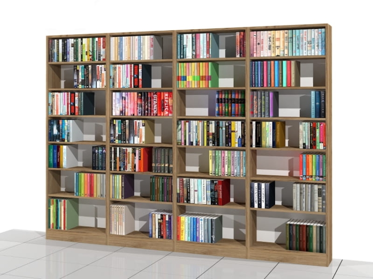 Zestaw regałów LIBRA-ZN4 207h x 280 x 25 cm