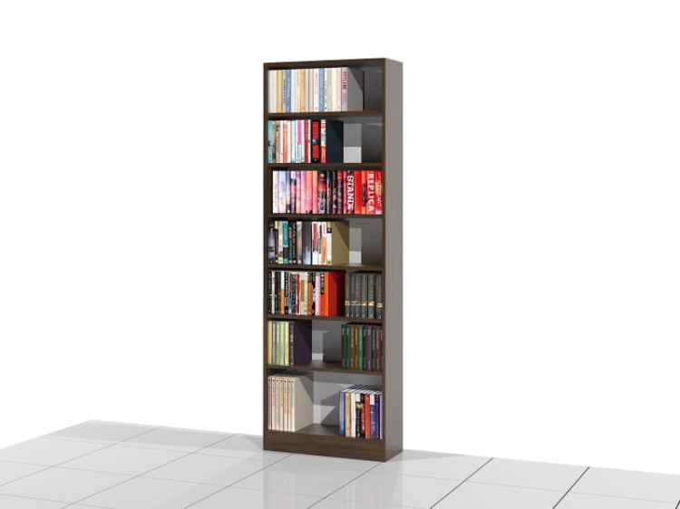 Regał z nadstawką LIBRA-ZN11: 236h x 70 x 25 cm