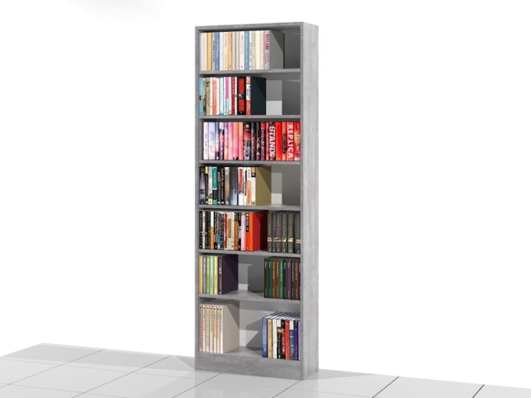 Regał z nadstawką LIBRA-ZN11: 236h x 70 x 25 cm