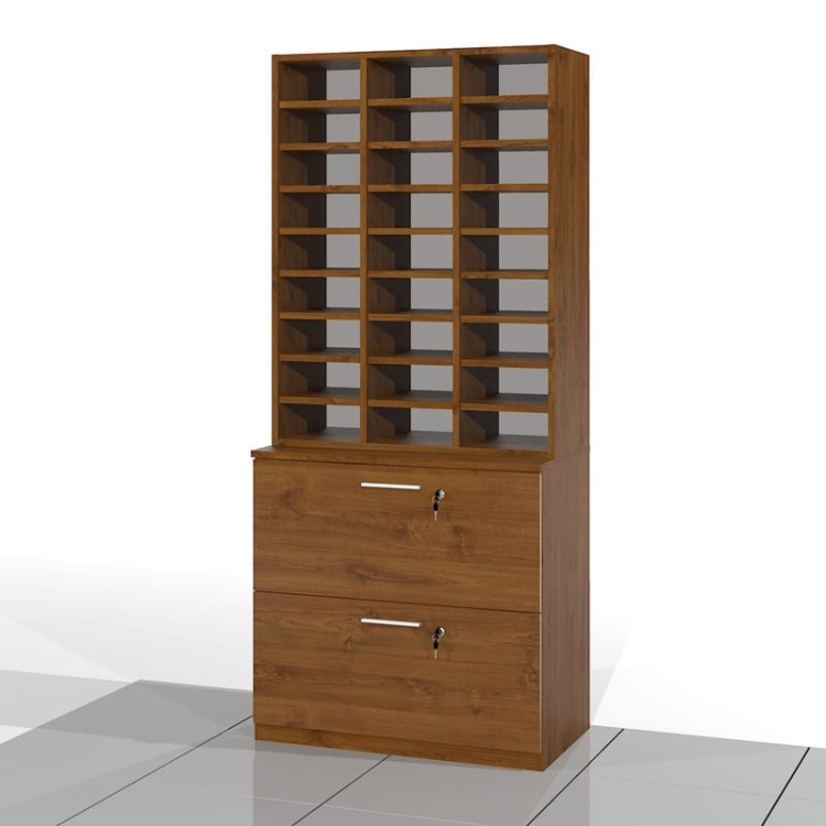 Regał do sortowania z szafką na akta zawieszane SORT-SAPP46