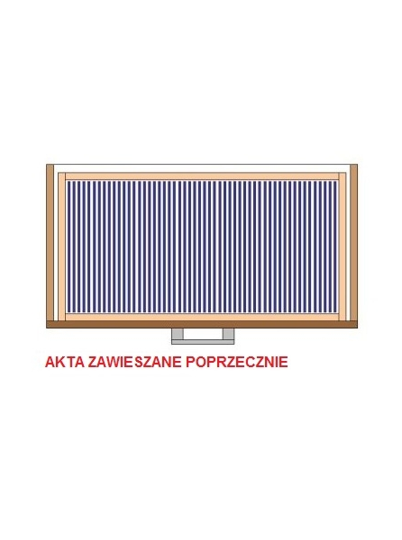 Regał do sortowania z szafką na akta zawieszane SORT-SAPP46