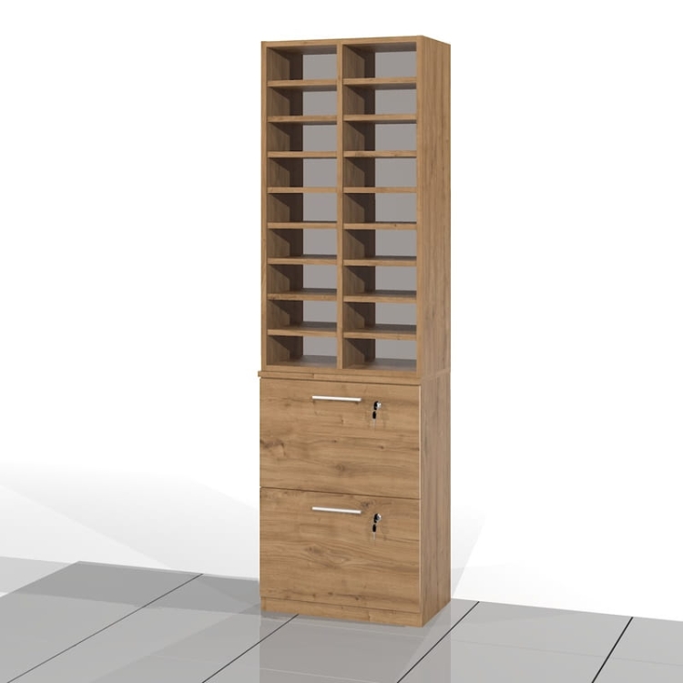 Regał do sortowania z szafką na akta zawieszane SORT-SAPW47