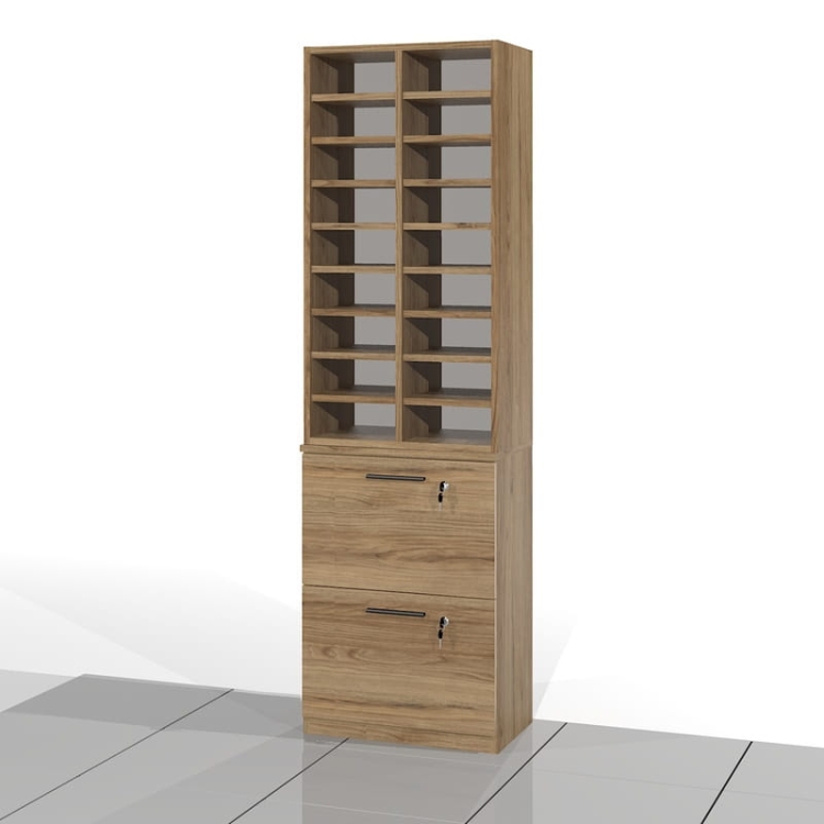 Regał do sortowania z szafką na akta zawieszane SORT-SAPW47