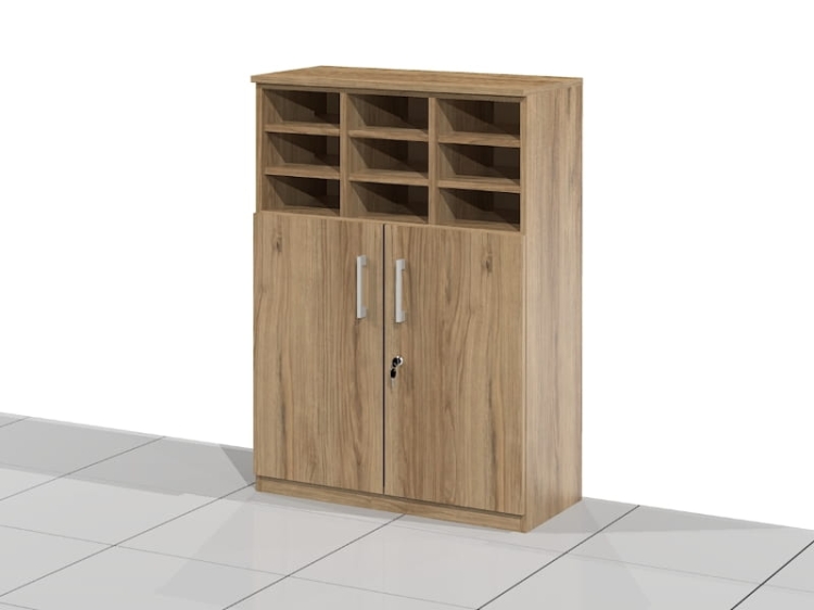 Szafka biurowa ELF-SRS wnęki do segregowania