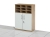 Szafka biurowa ELF-SRS wnęki do segregowania