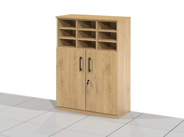 Szafka biurowa ELF-SRS wnęki do segregowania