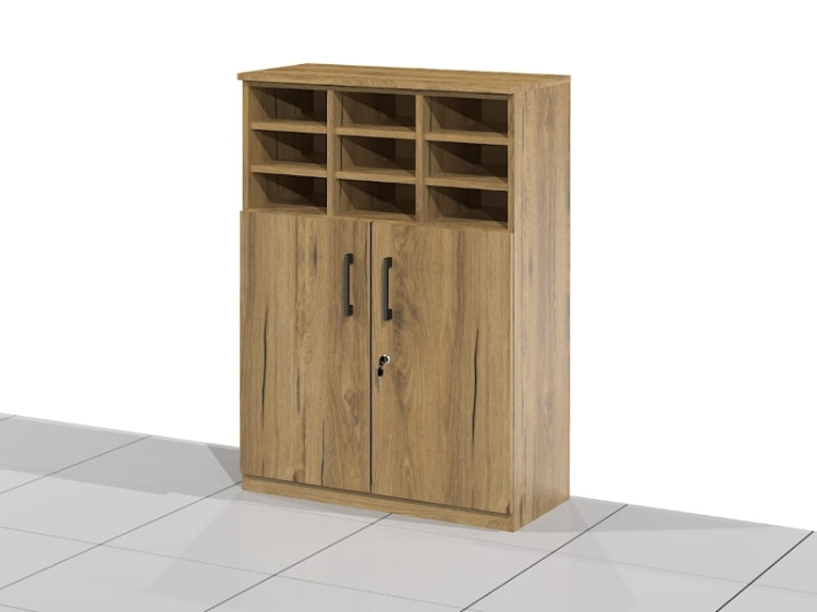 Szafka biurowa ELF-SRS wnęki do segregowania