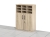 Szafka biurowa ELF-SRS wnęki do segregowania