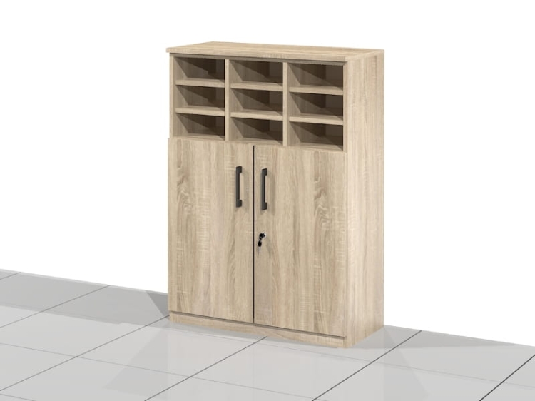 Szafka biurowa ELF-SRS wnęki do segregowania