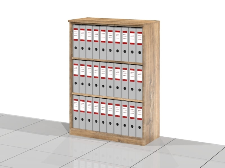 Regał biurowy ELF-RSS na segregatory