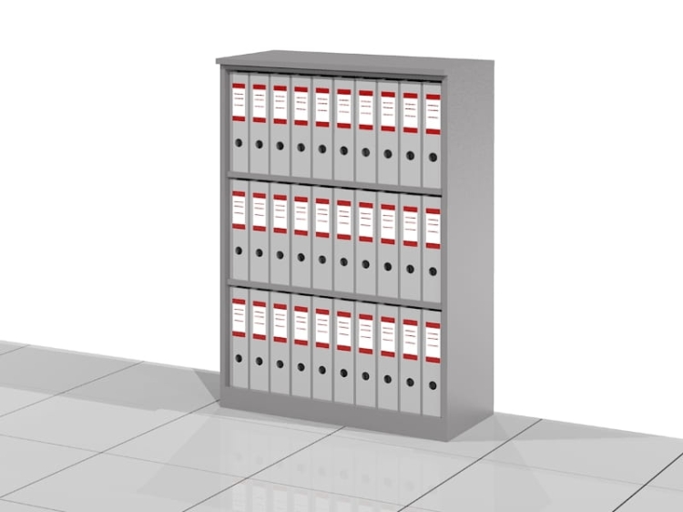 Regał biurowy ELF-RSS na segregatory