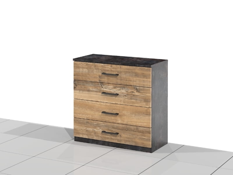 Szafka biurowa ELF-SNS z szufladami