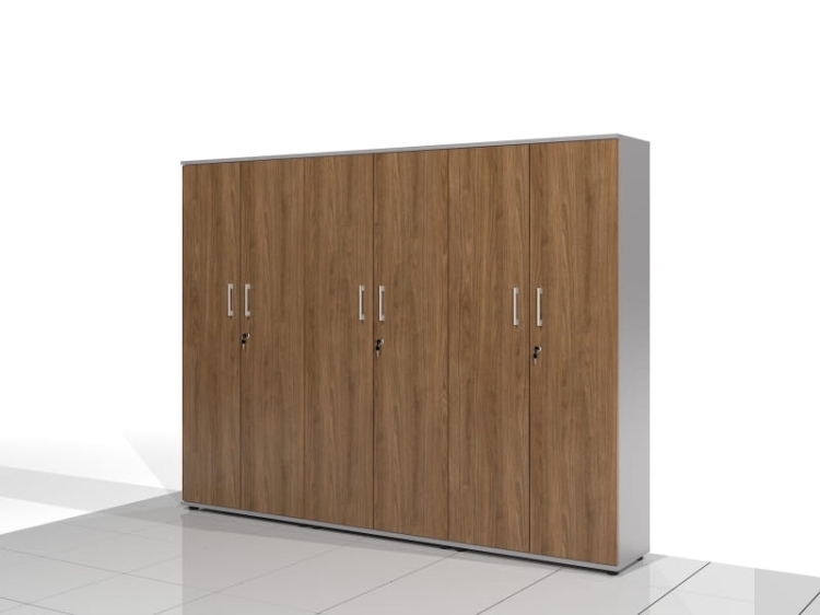 3 Szafy biurowe - zestaw BART-SSW-Z3 182h x 240 x 38 cm