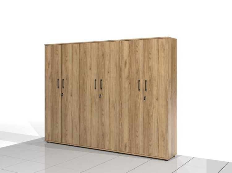 3 Szafy biurowe - zestaw BART-SSW-Z3 182h x 240 x 38 cm