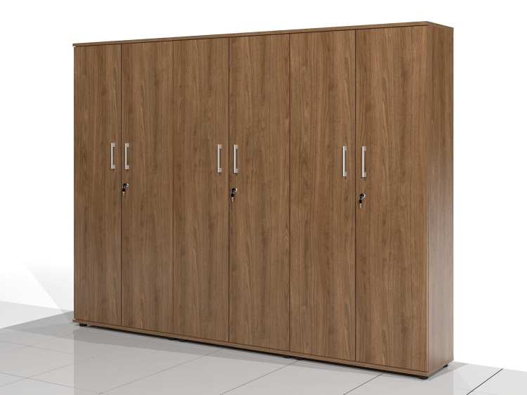 3 Szafy biurowe - zestaw BART-SSW-Z3 182h x 240 x 38 cm