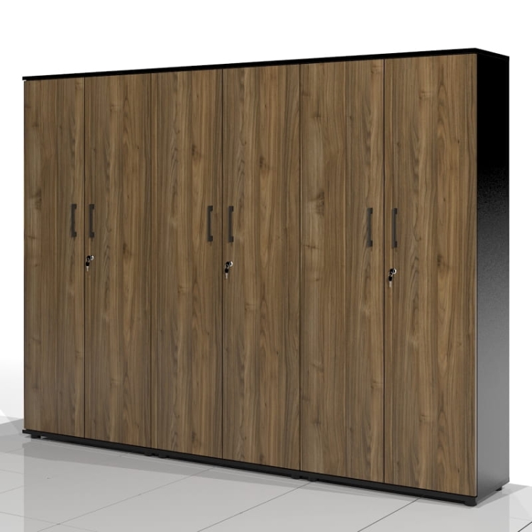 3 Szafy biurowe - zestaw BART-SSW-Z3 182h x 240 x 38 cm