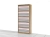 Szafa biurowa ELF-RSW regał otwarty bez drzwi