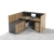 Biurko recepcyjne narożne ELF-LUX-XAN (wersja lewa).