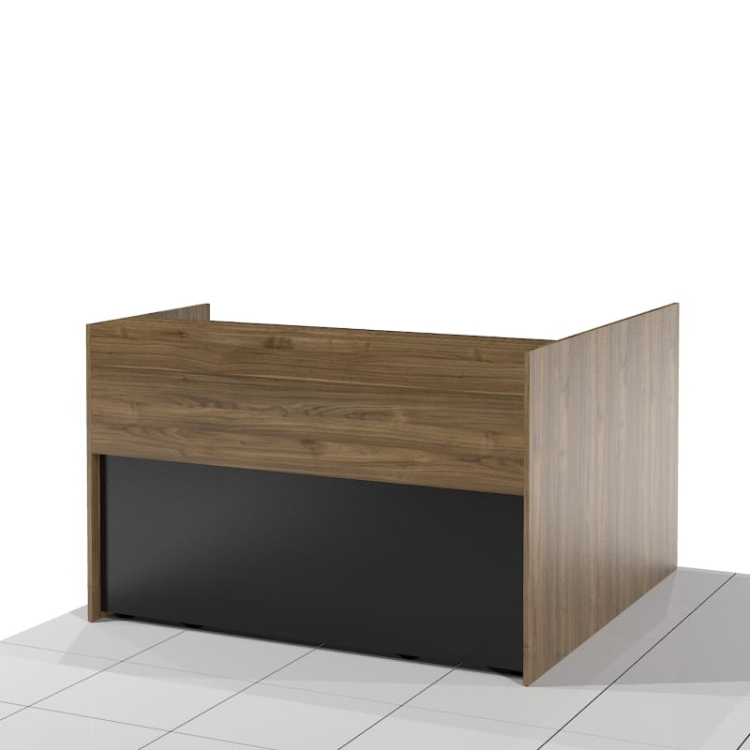 Biurko recepcyjne narożne ELF-LUX-XAN (wersja lewa).