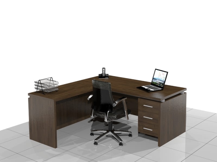 Biurko narożne gabinetowe LEO-NR (Lewe)