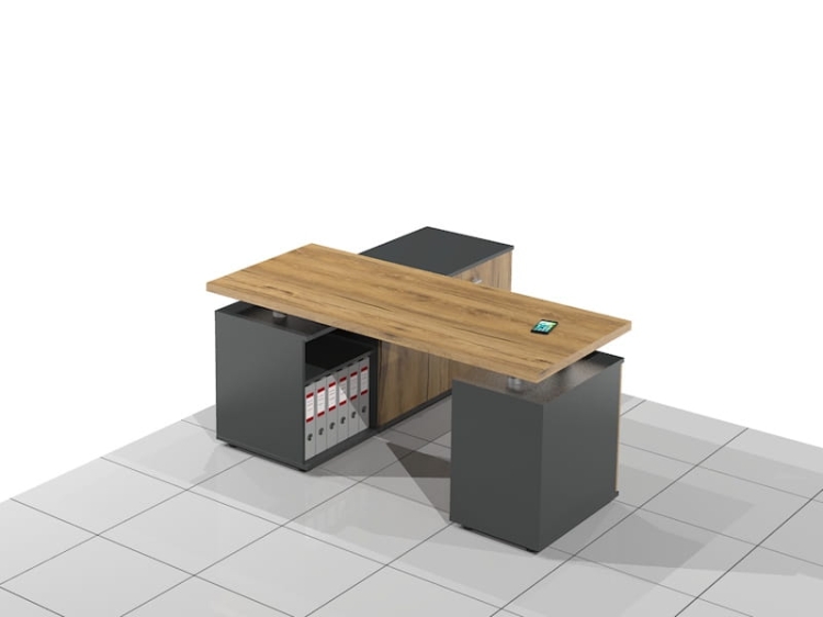 Biurko narożne ELF-LUX-RA (Prawe)