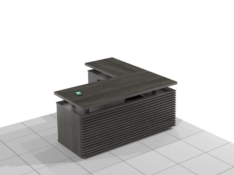 Biurko gabinetowe narożne ELF-LUX-RF (Lewe)