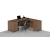 Biurko narożne DUO-VNRSD (Prawe)