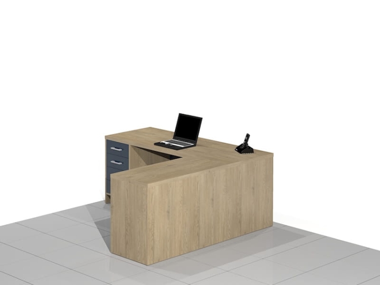 Biurko narożne DUO-VNRSD (Prawe)