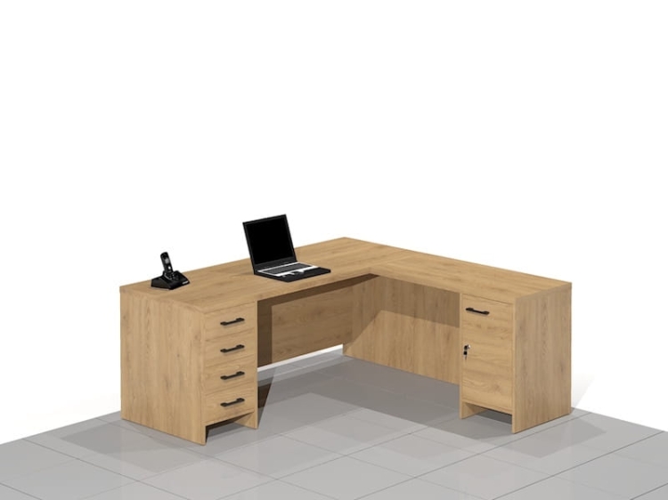 Biurko narożne DUO-VNRSD (Prawe)