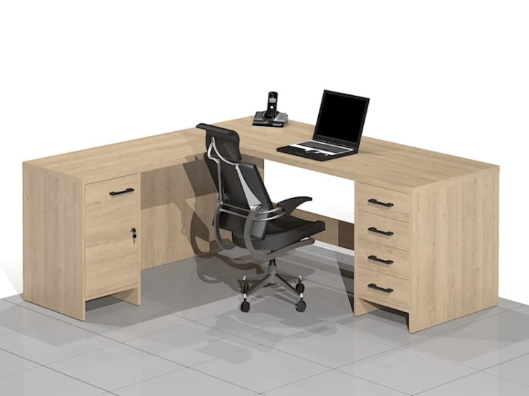 Biurko narożne DUO-XNRSD (Lewe)