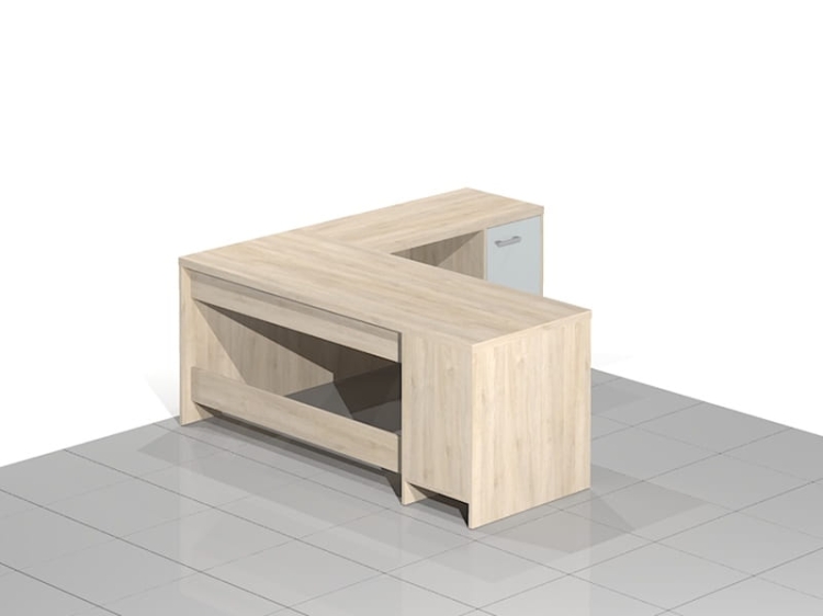 Biurko narożne DUO-XNRSD (Prawe)