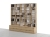 Biblioteczka - Zestaw BIB-LUX-M5 240h x 250 x 25/50 cm – elegancki regał na książki