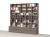 Biblioteczka - Zestaw BIB-LUX-M5 240h x 250 x 25/50 cm – elegancki regał na książki