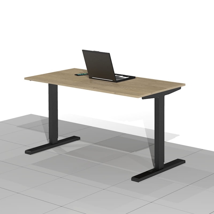 Biurko z elektryczną regulacją wysokości funkcjonalne i ergonomiczne ELRISE-E