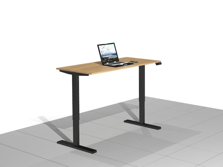Biurko z elektryczną regulacją wysokości funkcjonalne i ergonomiczne ELRISE-E