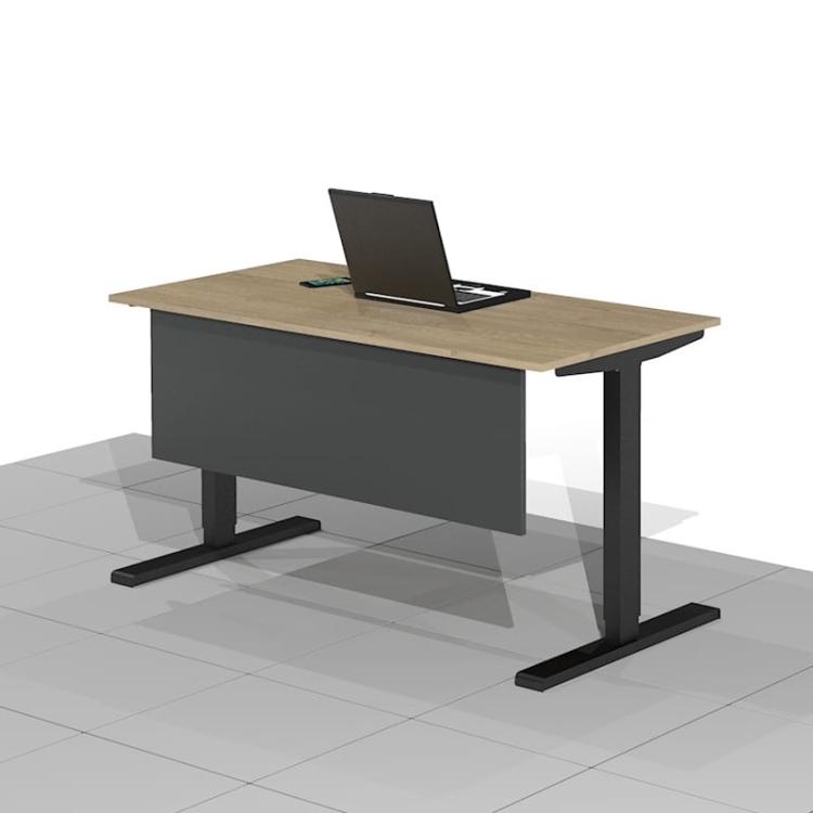 Biurko z elektryczną regulacją wysokości funkcjonalne i ergonomiczne ELRISE-B