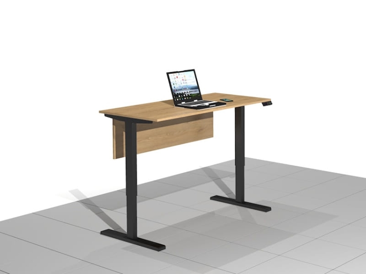 Biurko z elektryczną regulacją wysokości funkcjonalne i ergonomiczne ELRISE-B