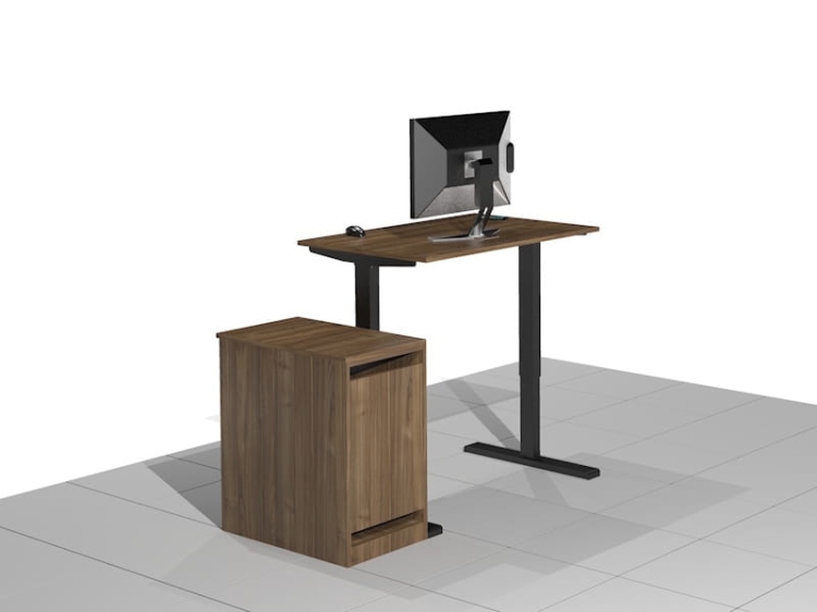 Biurko Komputerowe z elektryczną regulacją wysokości funkcjonalne i ergonomiczne ELRISE-EK