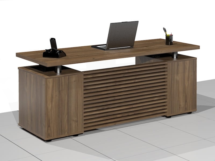 Biurko gabinetowe z szufladami ELF-MAXI-LAM-VSD