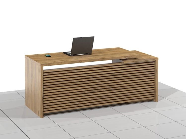 Biurko gabinetowe lamele Dragon-S-LUX (Lewe)