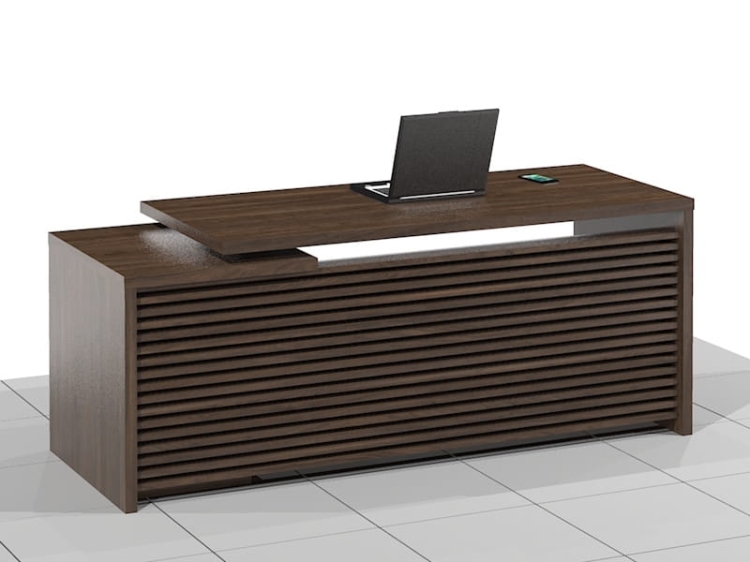 Biurko gabinetowe lamele Dragon-S-LUX (Prawe)